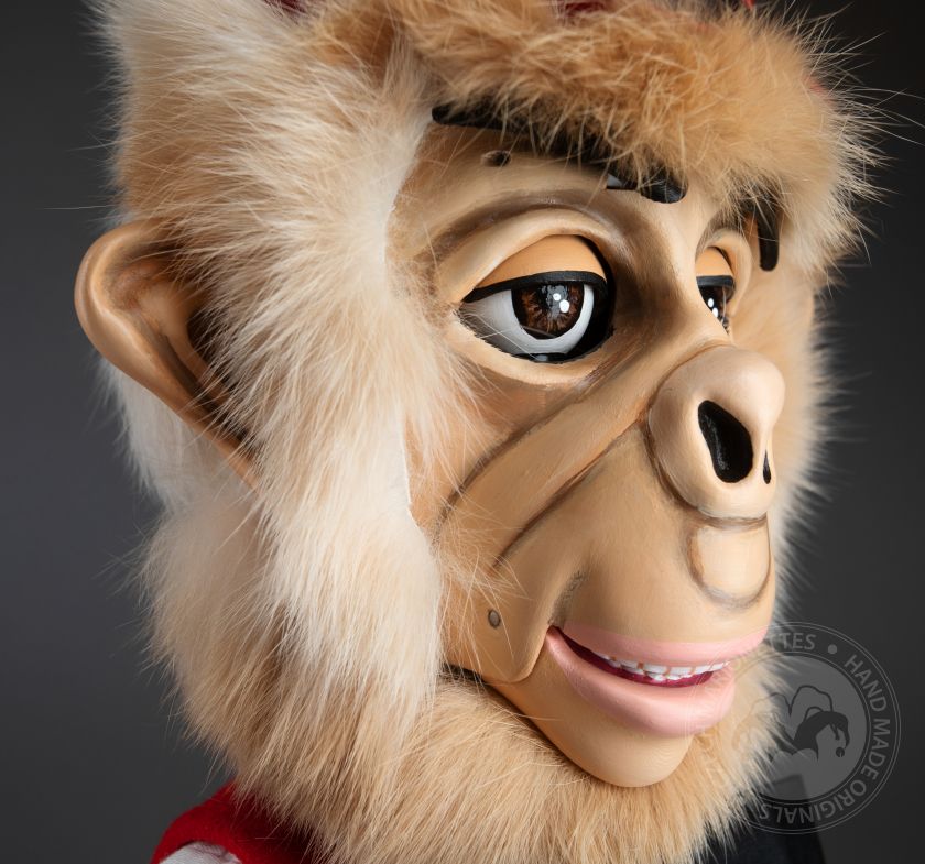 Mr. Monkey - pupazzo figurina ventriloquo su misura
