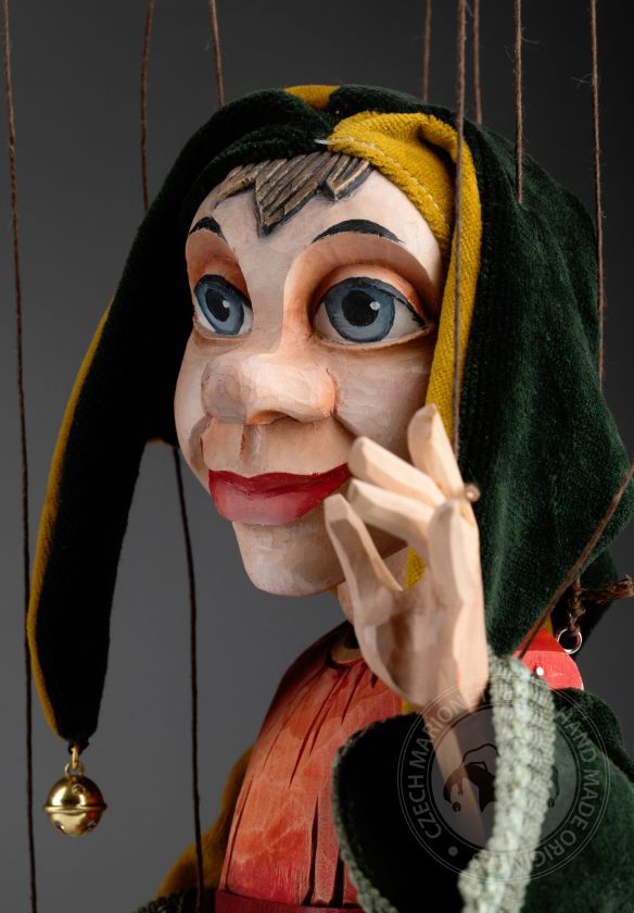 Jolly jester marionette