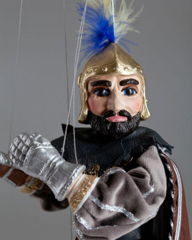 The Lonely Knight - a string puppet like from a fairy tale