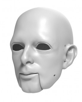 3D Model of narrow-minded man's head for 3D print